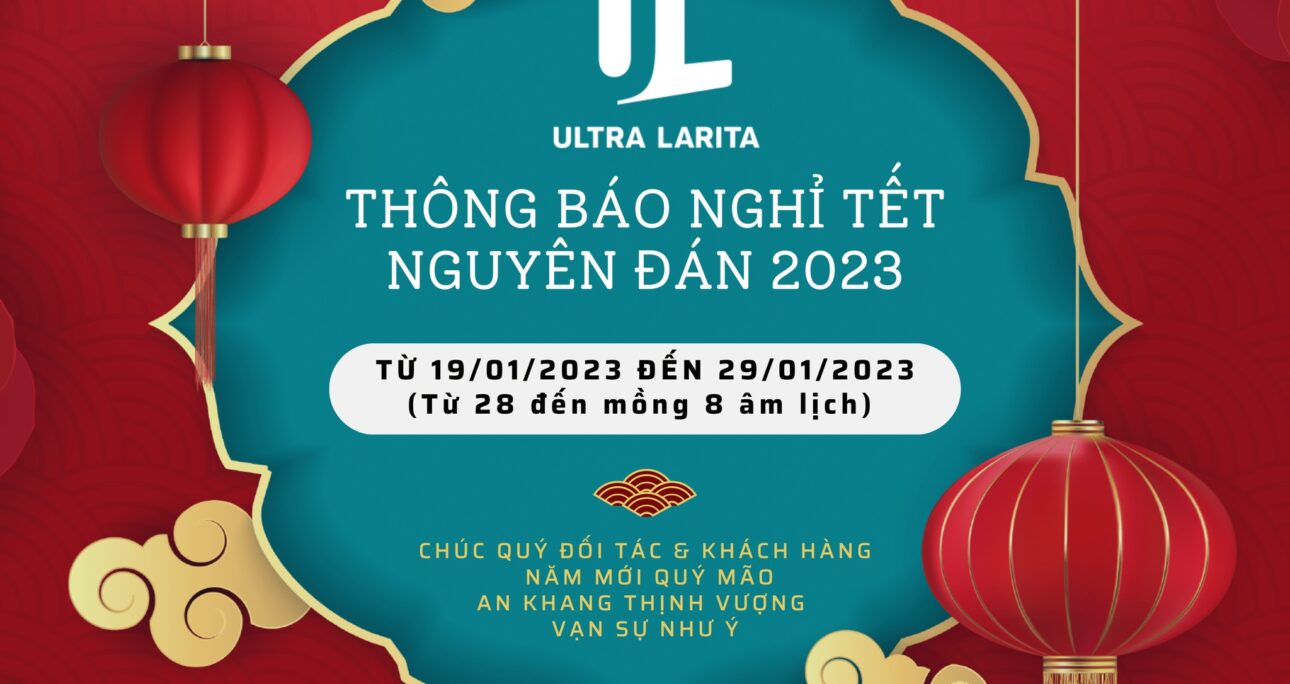 THÔNG BÁO NGHỈ TẾT NGUYÊN ĐÁN 2023